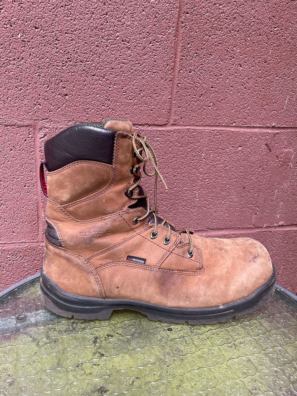 Red Wing king Toe 8-inch Insulated Waterproof Safety Toe Boots Size 13 D